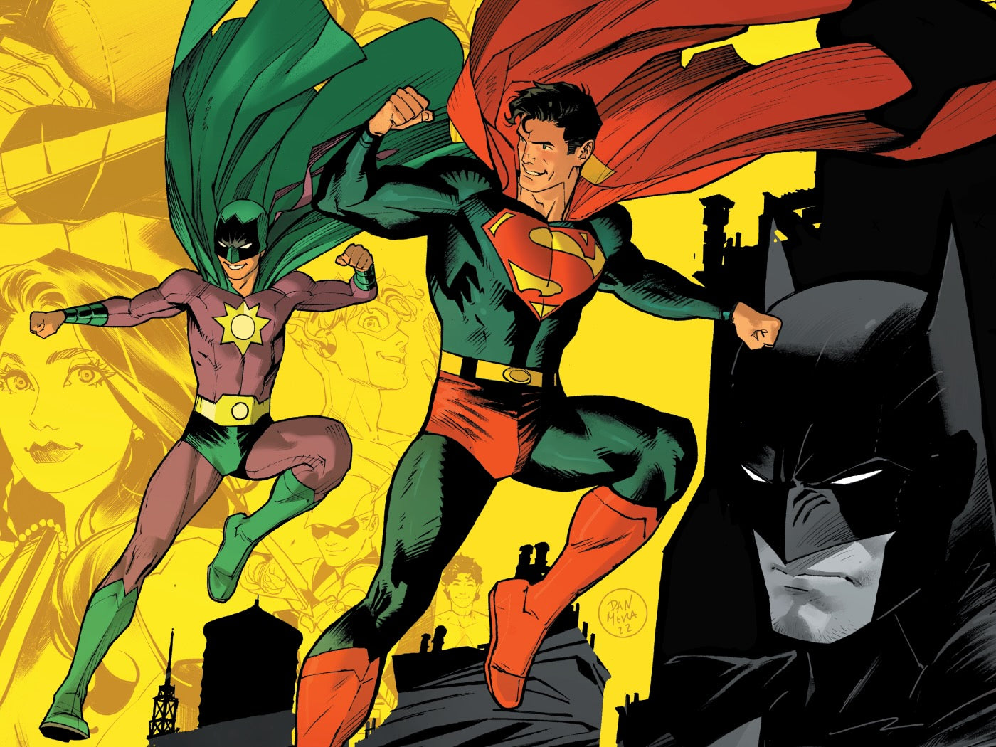 Afbeelding voor homepage van Online comic book store. Toont DC-superhelden als Batman en Superman. Cover van comic book Batman Superman World's Finest Vol. 2 Strange Visitor.