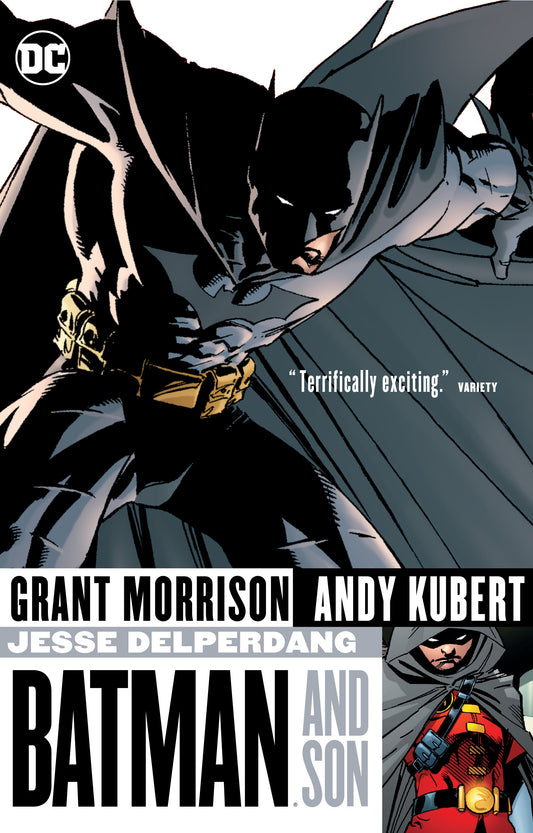 Cover van DC's comic book Batman and Son. Toont Batman en Tim Drake.